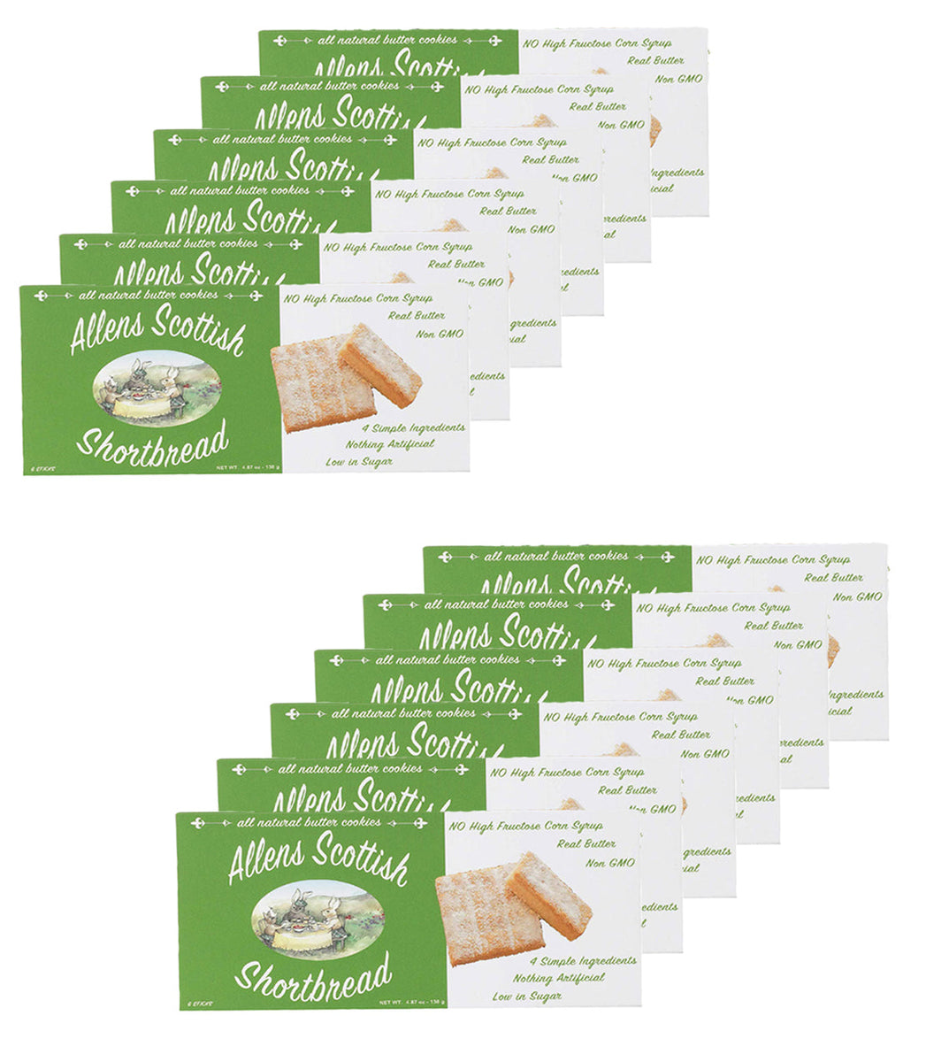 6 Stick Pantry Pack of 12 Allens Scottish Shortbread