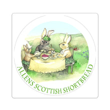 Load image into Gallery viewer, Scottish Shortbread Rabbit Stickers, Cute Animal Laptop Decals, Easter Decor, Original Label,